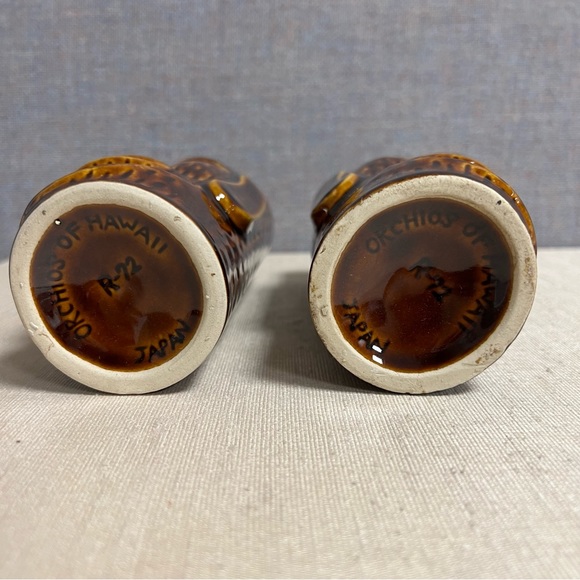 VTG Orchids Of Hawaii Tiki Mug R72 Japan Set Of 2 NEW - Picture 5 of 10